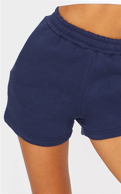 Navy Sweat Pocket Shorts Shorts Prettylittlething Aus