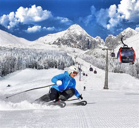 Smučanje Visoke Tatre Slovaška Treking Potovanja Odprave In