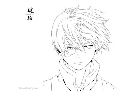 Mha coloring pages printable todoroki. Pin en Todoroki Shouto