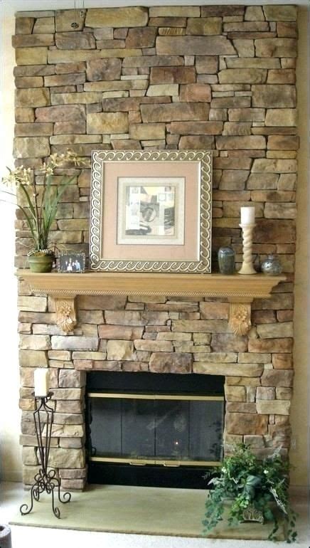 Peel And Stick Tile Fireplace Stacked Stone Fireplaces Faux