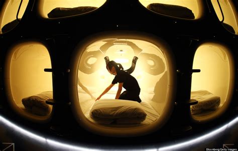 The capsule hotel was in a central area of the airport between all three terminals, but closest to terminal 2. Nine Hours Capsule Hotel Is Basically A Human Recharging Station | HuffPost
