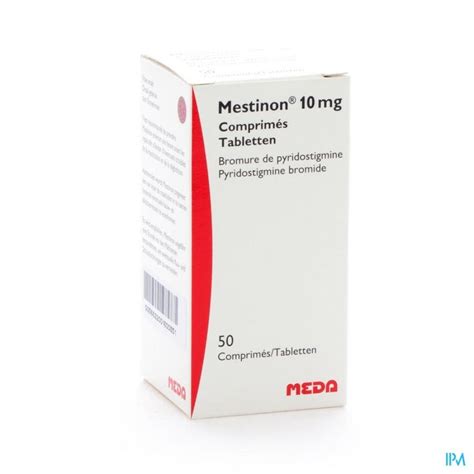 Mestinon Comp 50 X 10mg Apotheek Vanderhaegen