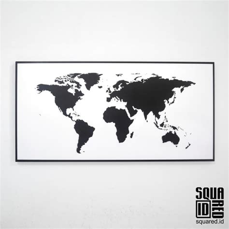Check spelling or type a new query. Jual hiasan dinding besar - peta dunia hitam putih 120x60 ...