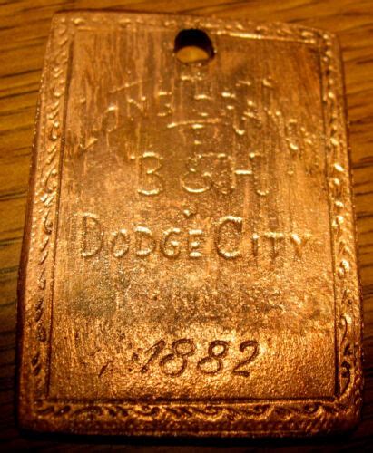 Drag Queen 1882 Long Branch Dodge City Kansas Brothel Token Ebay