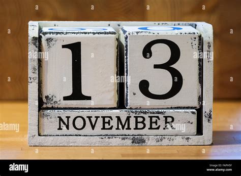 13th November Calendar Hi Res Stock Photography And Images Alamy