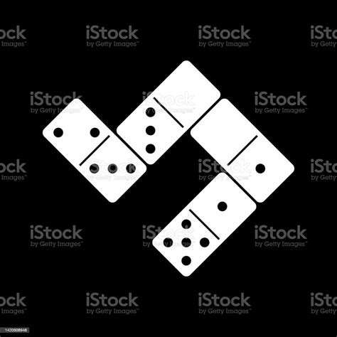 Icon Of Dominoes Dice Board Game Stock Illustration Download Image
