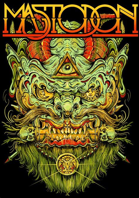 Mastodon By Rafal Wechterowicz Via Behance Metal Posters Art Rock