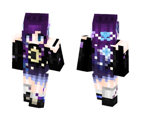 Download Galaxy Girl V20 ☾。 Minecraft Skin For Free