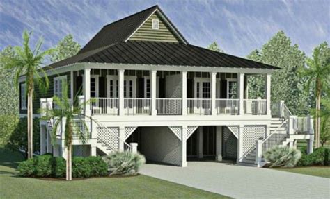 Two Palms Duplex Coastal House Plans From Coastal Home Plans