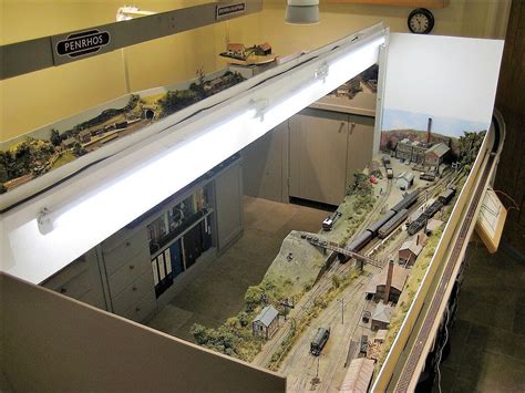 Ceiling Mounted Train Layout Shelly Lighting