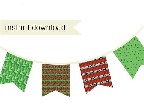 Minecraft Banner Magical Printable