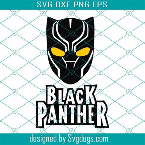 Black Panther Svg Black Panther Design Black Panther Svg Svg Eps