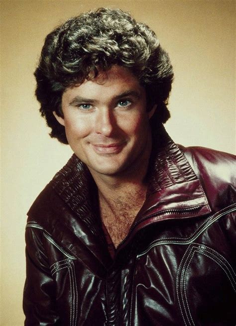 Mens Fashion David Hasselhoff And The Bomber Jacket Knight Rider