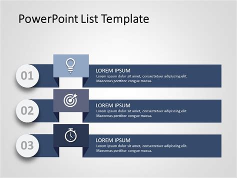 Powerpoint Template For Lists