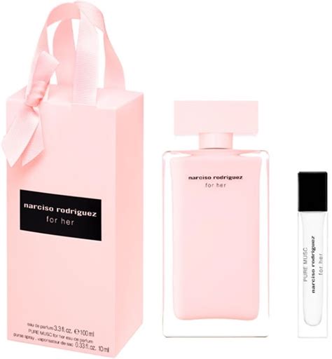 Narciso Rodriguez For Her Eau De Parfum Spray 100ml Set 2 Pieces 2020