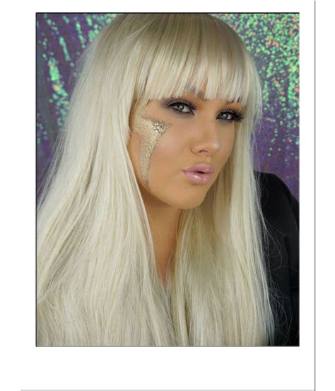 HQ Pictures Long Blonde Real Hair Wigs Lea Renau Exclusive Human