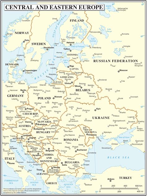 Karte Zentral Ost Europa Karten Und Stadtpläne Der Welt