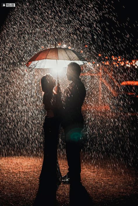 Romantic Photoshoot Ideas In The Rain To Inspire Your Prepost Wedding