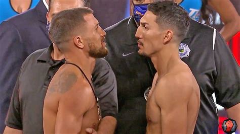 Vasyl Lomachenko Vs Teofimo Lopez Intense Full Weigh In Face Off