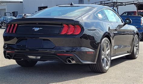 Shadow Black 2021 Ford Mustang Fastback Photo Detail