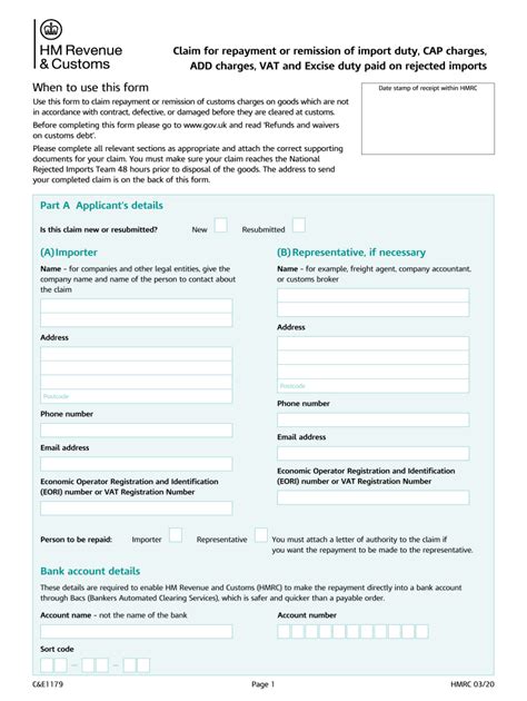 20202023 Form UK HMRC C&E1179 Fill Online, Printable, Fillable, Blank