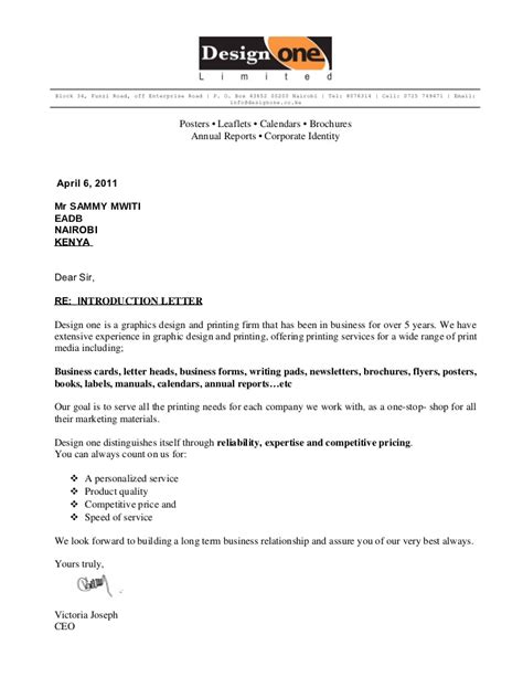 Company Introduction Letter | Apparel Dream Inc