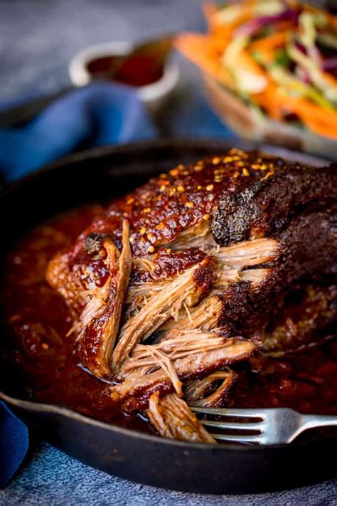 Just some foil, spices and your oven! Sugar glazed, slow cooked, pulled beef brisket in a rich ...