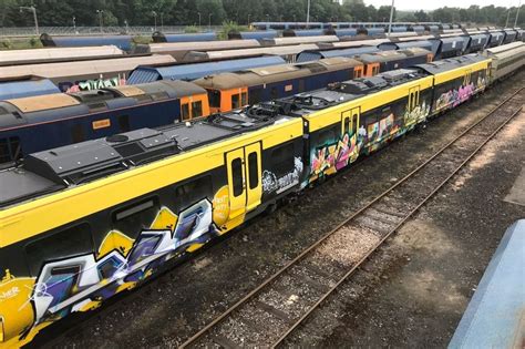 New Merseyrail Train Covered In Graffiti Before It Even Arrives In
