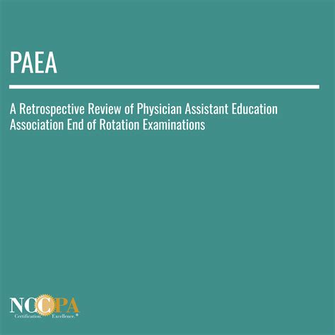 PAEA - Journal of Physician Assistant Education: A Retrospective Review
