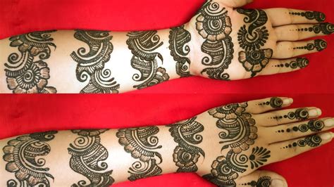 How To Join Front And Back Bangle Mehendi Designs Both Sides Fully