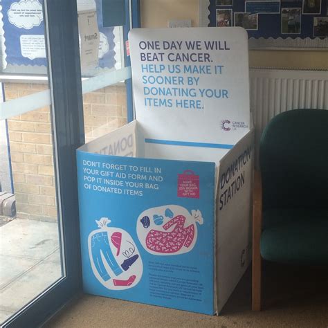 Clockhouse Primary School Cancer Research Donation Station