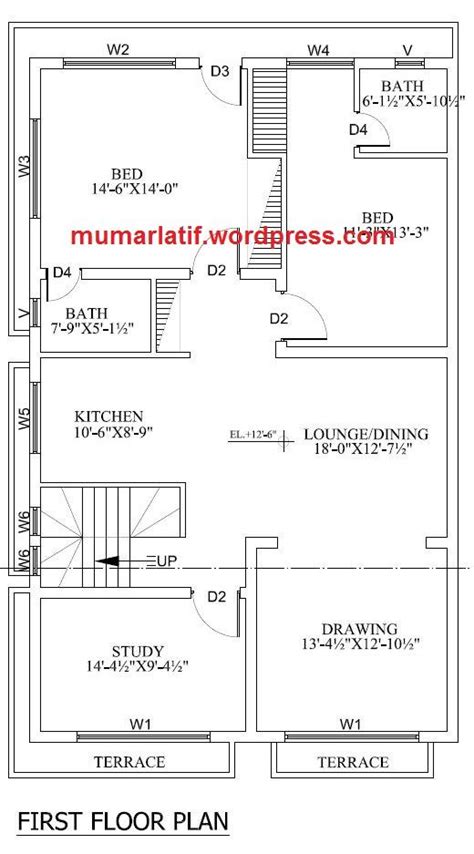 House plan 30×60 duplex house ground floor with car parking, guest room, living area, kitchen with dining area, 2 bedrooms attached toilet. 30×60 Corner Plot House Plan | How to plan, Family house plans, House plans