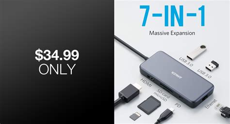 Get the best deals on anker cables, hubs & adapters. Anker's 7-In-1 USB-C Hub Adds More Ports To Your MacBook ...