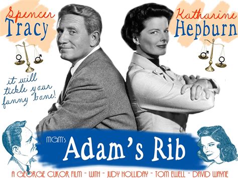 Unfortunately for him his wife amanda (who happens to be a lawyer too) decides to defend the woman in court. Adam's Rib Poster #1 | I had to design 2 movie posters for ...