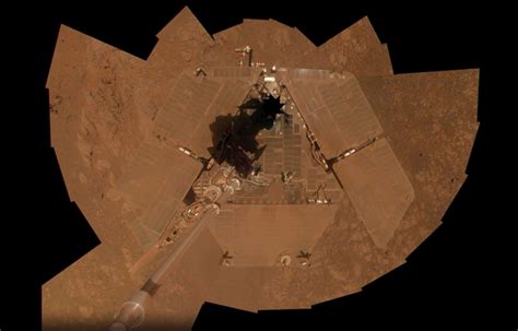 Nasas Opportunity Rover Celebrates 10 Years On Mars With A Filthy Selfie • The Register