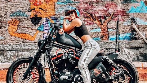 Vanessa Faria Loves Her Ducati And Harley Modifiedx