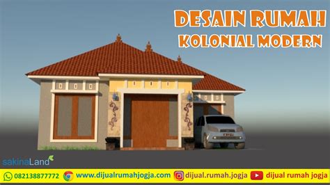 Desain 3D Rumah Kolonial Modern - YouTube