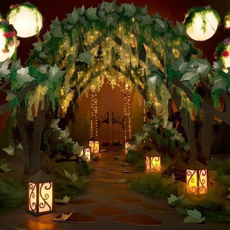 Pin Von Kaiya Jade Auf Prom In Zauberwald Dekorationen Wald