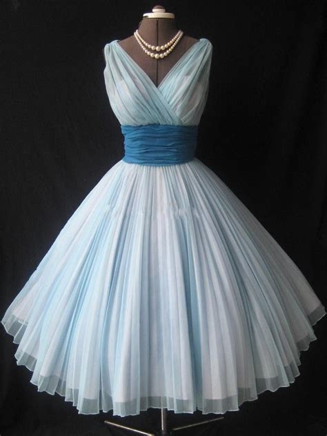 vintage prom dress tea length prom dress 50s prom dress 1950s wedding dress ma064