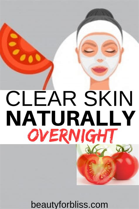 How To Get Clear Skin Naturally Overnight Beauty For Bliss Clear
