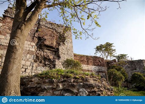View Of Yedikule Fortress In Istanbul Turkey Stock Photo Image Of
