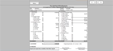 Pembetulan Dan Kompensasi Pph Pasal Dengan Aplikasi Excel Gaji Dan