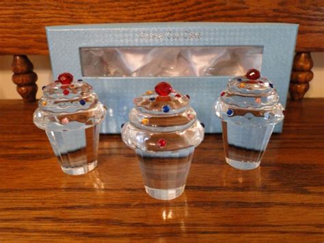 Simon Designs Crystal Cupcakes Set Of 3 New By Todaystreasuresss
