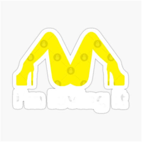 Im Loving It Funny McDonalds Parody Sticker For Sale By