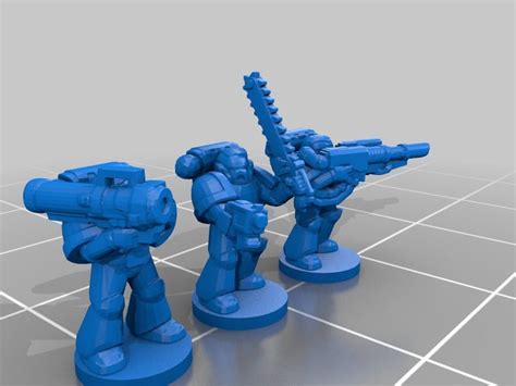 Free Stl File More 6mm Epic Marines ⚔・3d Printable Design To Download・cults