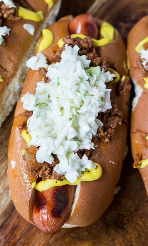 Carolina Style Slaw Dogs Spicy Southern Kitchen