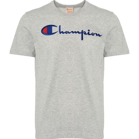 Find & download free graphic resources for champion logo. Champion Logo T-Shirt | Grey | 210972-LOXGM | Stuarts London