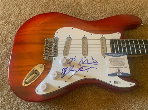 Sex Pistols Steve Jones Glen Matlock Signed Autographed Guitar Beckett Certified Ebay