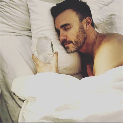 Gary Barlow Shares Shirtless Instagram Photo From Bed Hello