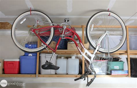 Garage organization is not difficult nor is it expensive. Ceiling-storage-for-bike Ceiling-storage-for-bike